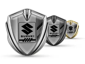 Suzuki Metal Abovedado Emblema Afinado Esquema Lustre Cúspide